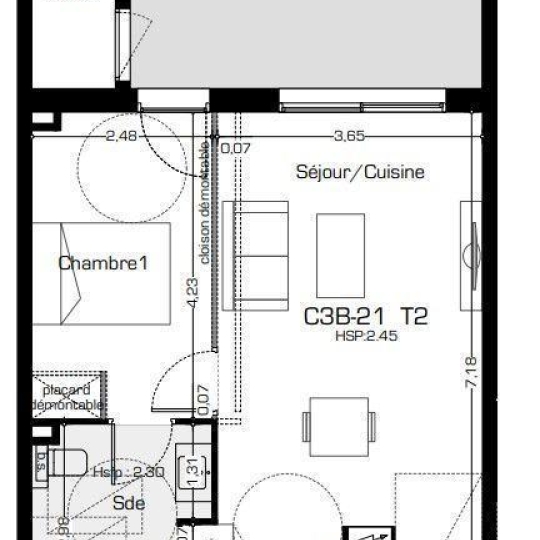  POLE SUD IMMOBILIER : Apartment | BEZIERS (34500) | 43 m2 | 158 500 € 