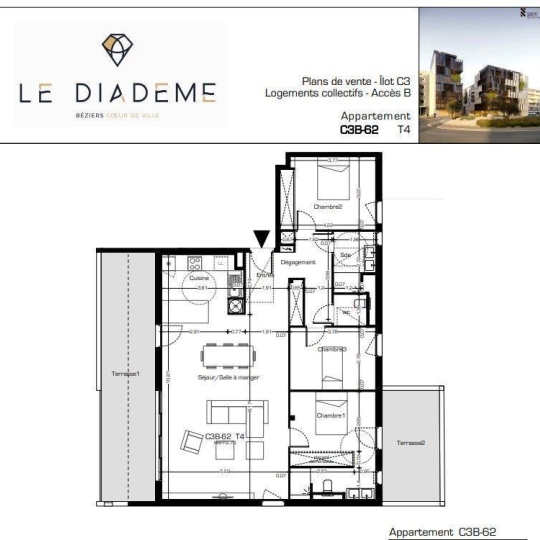 POLE SUD IMMOBILIER : Maison / Villa | BEZIERS (34500) | 115.00m2 | 442 750 € 