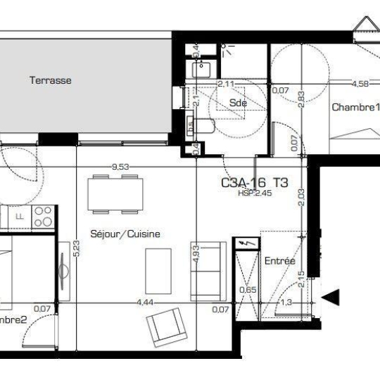  POLE SUD IMMOBILIER : Appartement | BEZIERS (34500) | 65 m2 | 246 900 € 