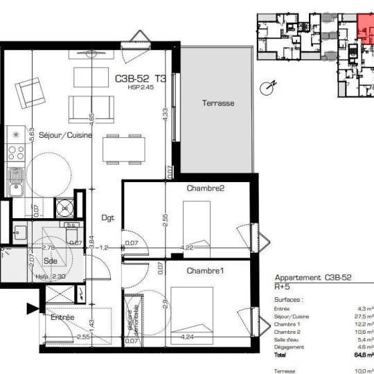  POLE SUD IMMOBILIER : Appartement | BEZIERS (34500) | 65 m2 | 257 900 € 