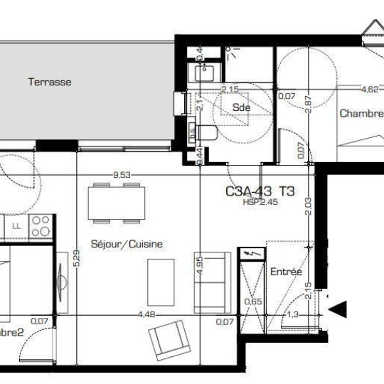  POLE SUD IMMOBILIER : Appartement | BEZIERS (34500) | 66 m2 | 265 500 € 