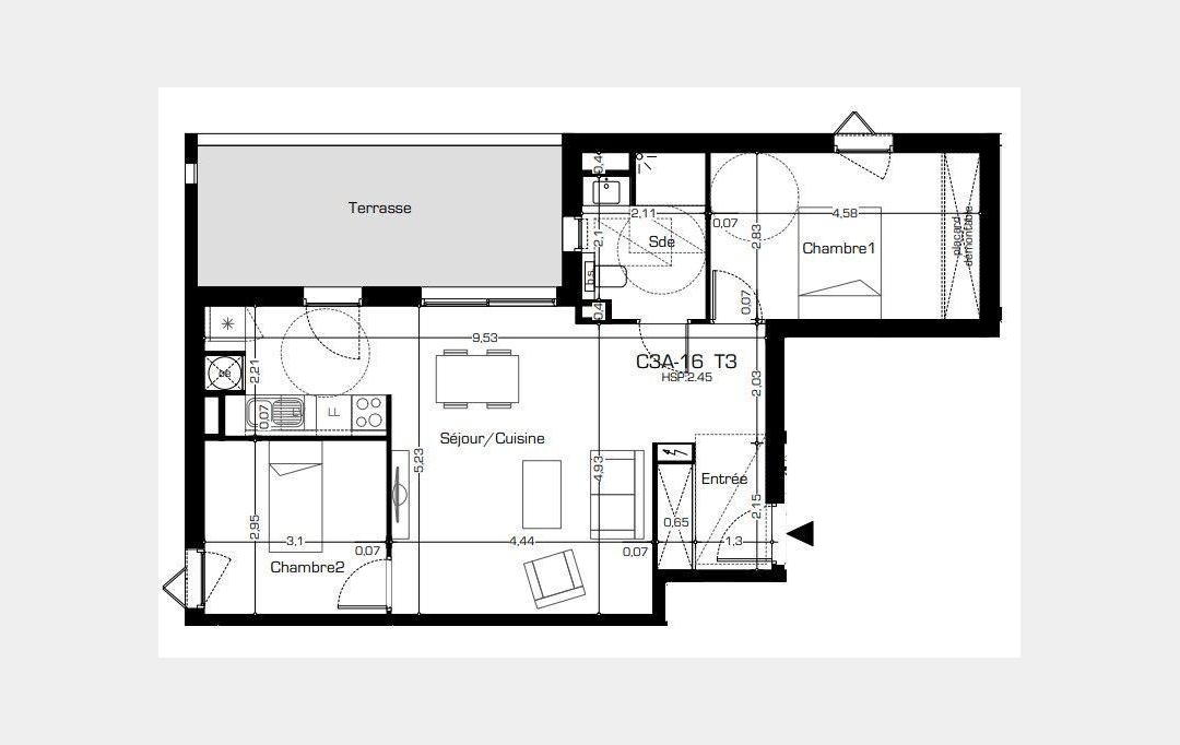POLE SUD IMMOBILIER : Apartment | BEZIERS (34500) | 65 m2 | 230 900 € 