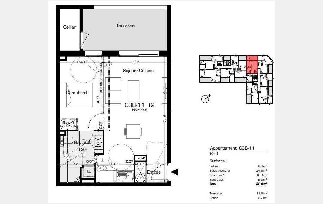 POLE SUD IMMOBILIER : Apartment | BEZIERS (34500) | 43 m2 | 159 900 € 