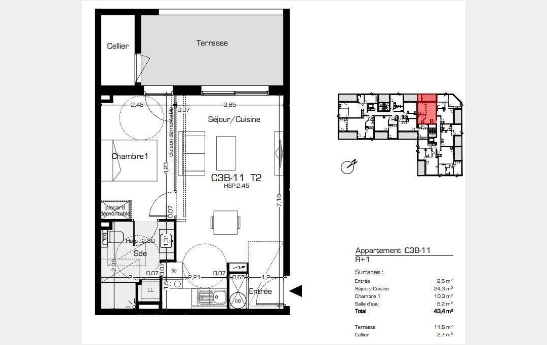 POLE SUD IMMOBILIER : Appartement | BEZIERS (34500) | 43 m2 | 159 900 € 