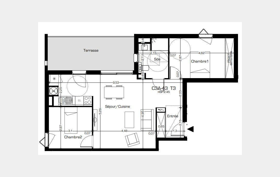 POLE SUD IMMOBILIER : Appartement | BEZIERS (34500) | 66 m2 | 265 500 € 