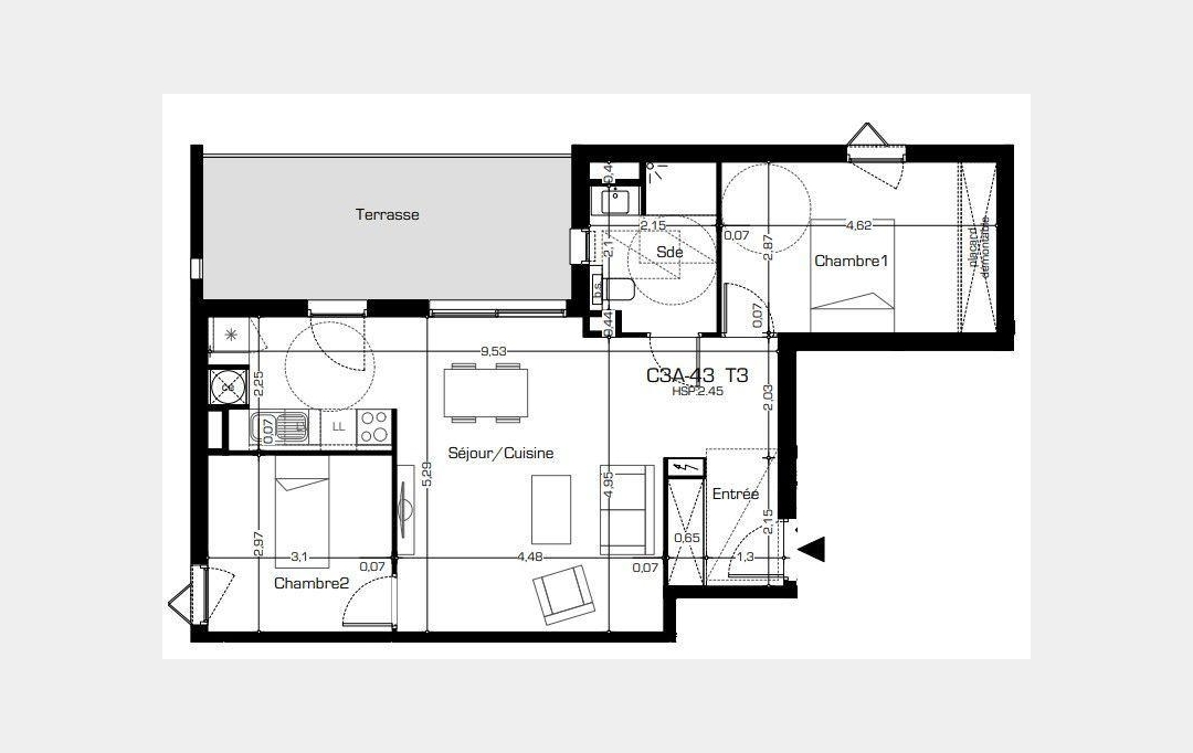 POLE SUD IMMOBILIER : Apartment | BEZIERS (34500) | 66 m2 | 248 500 € 