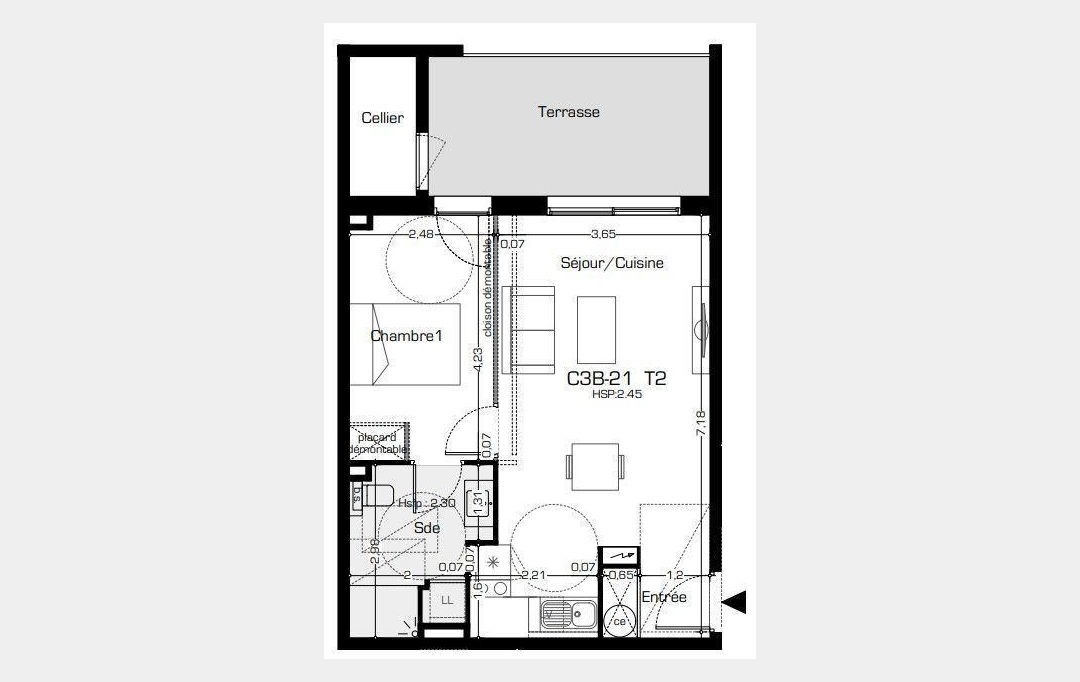 POLE SUD IMMOBILIER : Apartment | BEZIERS (34500) | 43 m2 | 158 500 € 