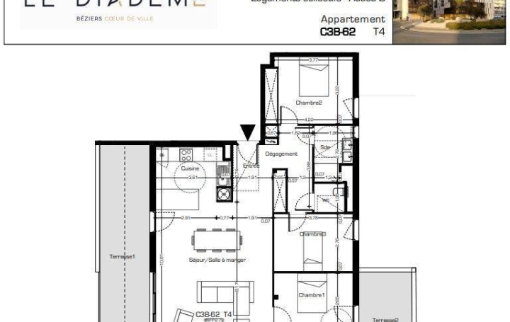  POLE SUD IMMOBILIER Maison / Villa | BEZIERS (34500) | 115 m2 | 432 300 € 